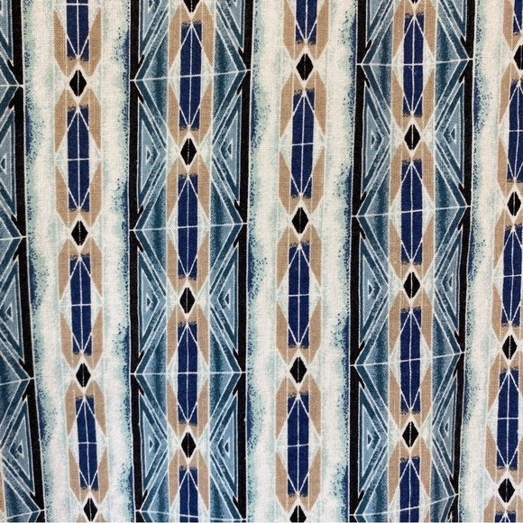 Vtg Western Plains Trading Co Western Cowboy Aztec Long Sleeve Button Shirt Sz L - Picture 8 of 11